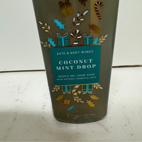 Bath Body Works Coconut Mint Drop Gentle Gel Hand Soap 8 OZ - Picture 2 of 3